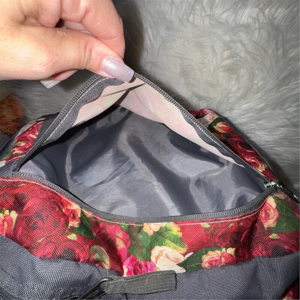 JanSport Megahertz II Backpack Vintage Roses Floral Laptop School‎ Bag